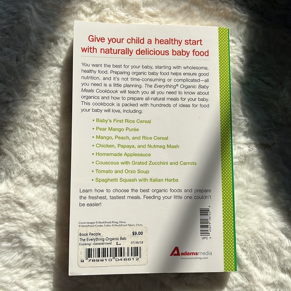 The Everything Organic Baby Meals Cookbook - Picture 2 of 6